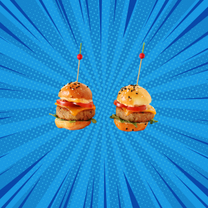 20 Minis cheese burger