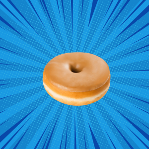 8 minis donuts caramel
